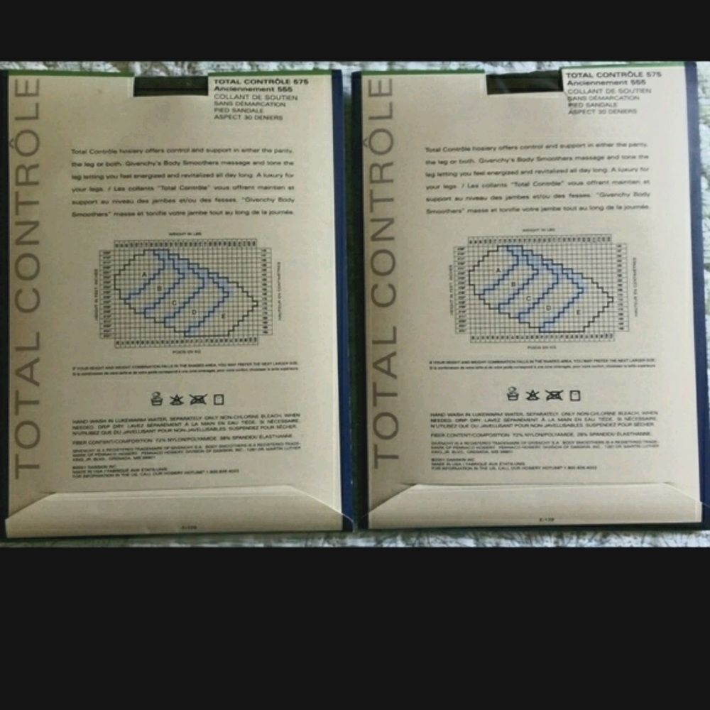 SOLD NWT *2 PAIR* LUXURY Black Givenchy Hosiery C - Picture 6 of 6